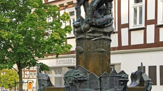 Brunnen in der Altstadt in Bad Laasphe